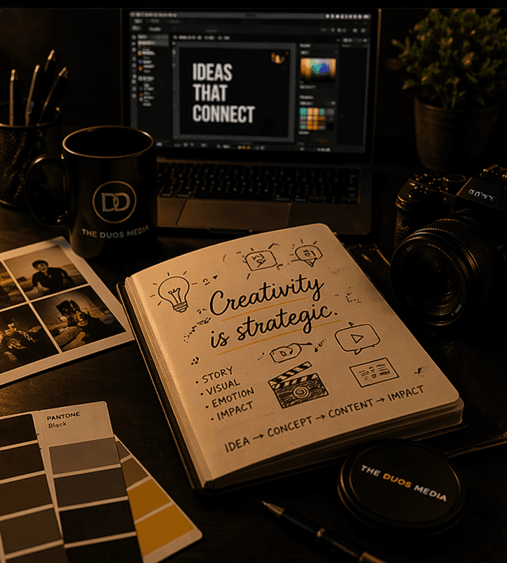 The Duos Media creative workspace